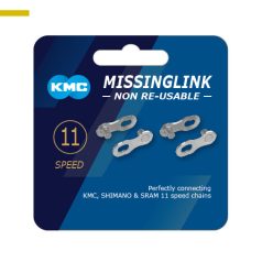   Lánc KMC MISSINGLINK patentszem 1,1/128" 11 speed CL555