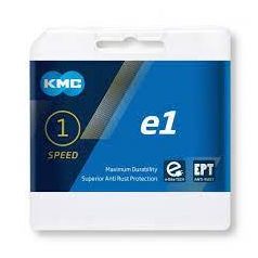Lánc KMC E1 singlespeed e-bike 1/2 x 1/8 112L silver
