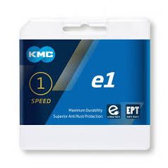 Lánc KMC E1 singlespeed e-bike 1/2 x 3/32 110L silver