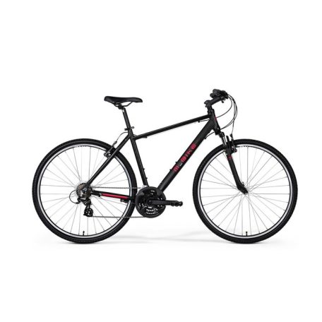 M-Bike Crs-10V Fekete/Piros 46 cm cross trekking kerékpár