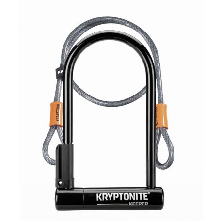 U-lakat - Kryptonite Keeper STD kulcsos U-lakat + hurokkábel
