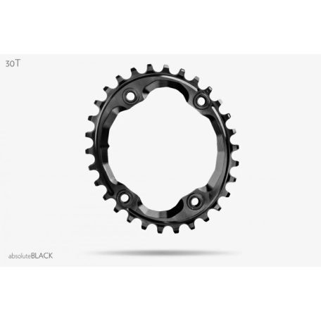 Lánckerék MTB OVAL XTR M9000 asszimetrikus N/W fekete 30T  (integrated threads)