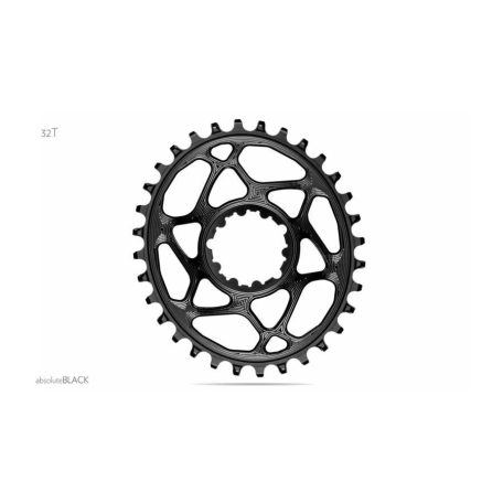 Lánckerék MTB OVAL SRAM Direct Mount/GXP N/W  fekete (6mm offset) 30T