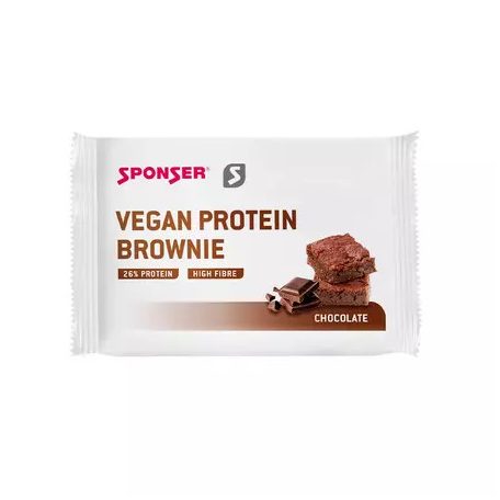 Sponser Vegan Protein fehérjeszelet 50g, Brownie