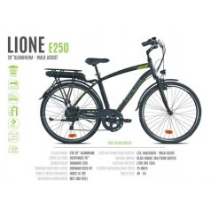   Kerékpár elektromos E-Bike Esperia E250 LIONE 28", 54-es méret, hátsó motoros, 36V/250W, 13AH, 6seb., V-fékkel