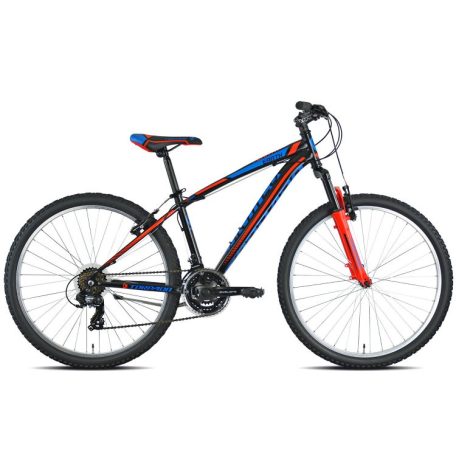 MTB Kerékpár Torpado T595 Earth 38 fekete/piros/kék SHIMANO TY300 21V REVO(22T)