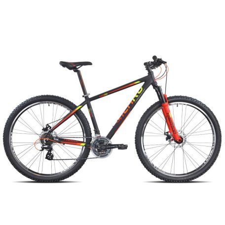 MTB Kerékpár Torpado T730 ICARO 21 seb. (7X3) 29" fekete/piros 45 mechanikus tárcsafékkel(22T)