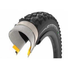   Külső Pirelli Scorpion™ ENDURO MTB R Defektvédelem: HardWall 60 TPI Tubeless ready(belső nélküli) fold. 27,5" x 2,4 