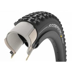   Külső Pirelli Scorpion™ MTB M XC Calssic 120 TPI Defektvédelem: ProWall Tubeless ready(belső nélküli) fold. 29" x 2,2 fekete/BARNA