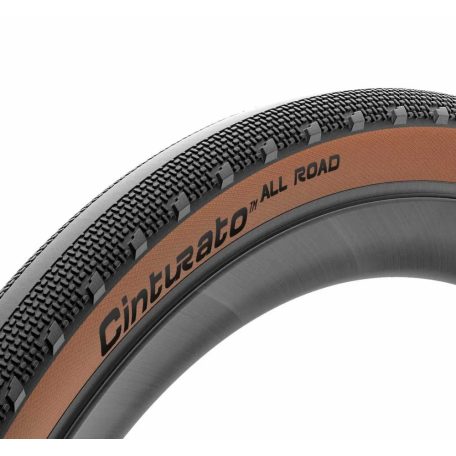 Külső Pirelli Cinturato™ All Road Classic (Gravel) 40 - 622, fekete/BARNA, Tubeless ready(belső nélküli), Defektvédelem: Pro Compound