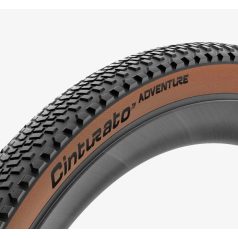   Külső Pirelli Cinturato™ Adventure Classic (Gravel) 40 - 622, fekete/BARNA,Tubeless ready(belső nélküli), defektvédelem: Pro Compound