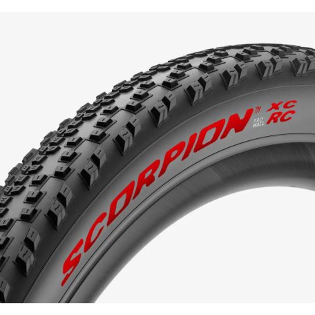 Külső Pirelli Scorpion™ XC RC 120 TPI Defektvédelem: ProWall Tubeless ready(belső nélküli) fold. 29" x 2,4 (60-622), TLR, TEAM EDITION, PIROS felírattal