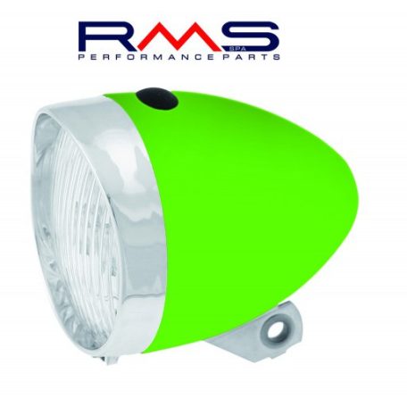 Lámpa RMS első RETRO elemes zöld 3 led N