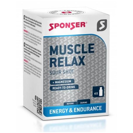 Sponser MUSCLE RELAX 4x30ml shot/doboz (Citrom)