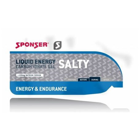 Sponser Liquid Energy gél, 35g tasakos Sós