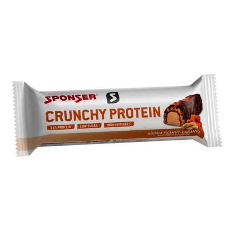 Sponser Crunchy Protein fehérjeszelet 50g, csoki-mogyoró-karamell