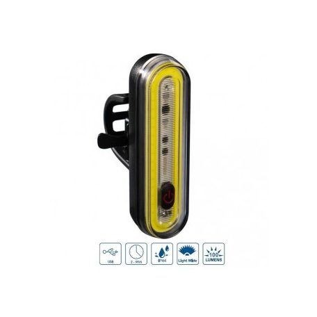 Lámpa első VeloGo USB 100 Lumen (COB) led