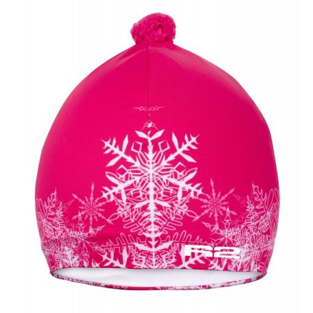 Sapka R2 ICY (Melegebb kétrétegű), PINK,rózsaszín/fehér, S-es (52,5 - 55 cm) - ATK10C/S