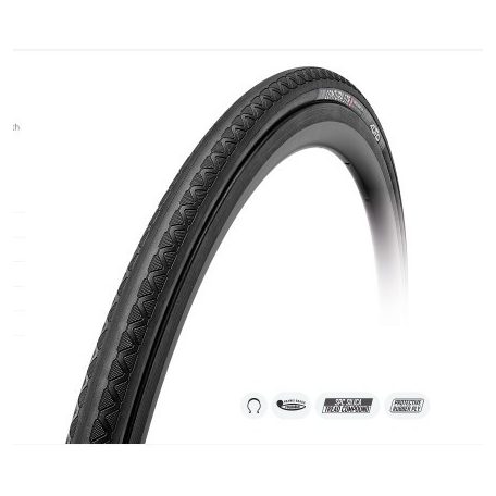 Külső TUFO Tubeless Ready(belső nélküli)COMTURA 5 TR 28mm-622 (700x28C) 300 gr. 4 - 6 bar (60-90 p.s.i.) - FEKETE