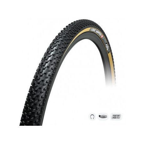 Külső TUFO Gravel Swampero, TLR, tubeless 40-622(700x40C), 430gr. 2-5 bar (30-70 p.s.i.) - szövetsűrűség: 210 / 375 TPI - FEKETE/BEIGE