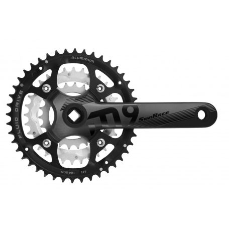 Hajtómű SunRace MTB 9V 22/32/44T 175mm(M914)