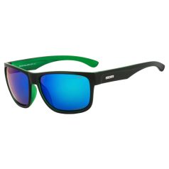   Szemüveg RELAX Galiano R2322A, 100% UV protection A,B,C. polarizált, LENCSE: KÉK, KERET: FEKETE/ZÖLD, (MÉRET: 62-16-133)