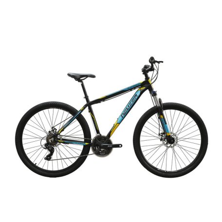 Neuzer Jumbo Hobby Disc férfi fekete/türkiz-sárga 21 MTB kerékpár