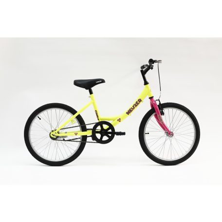Cindy 20 1S Sárga/Pink-Piros Gyerek Kerékpár